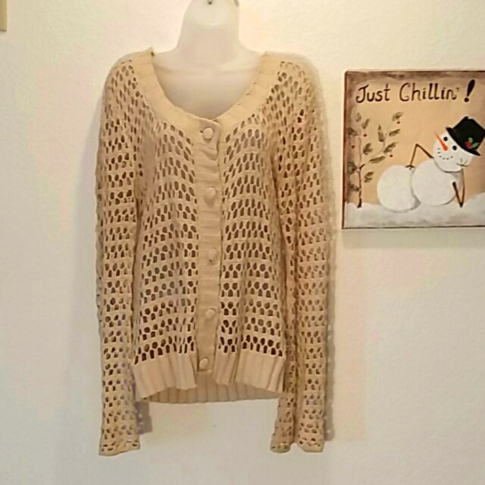 SALE! Stamp 10 Unique Crochet Cardigan Sweater